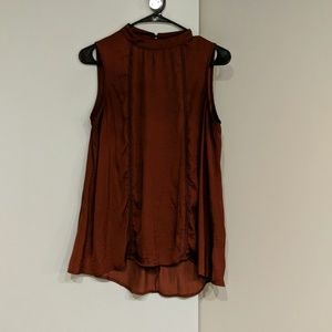 High neck sleeveless top